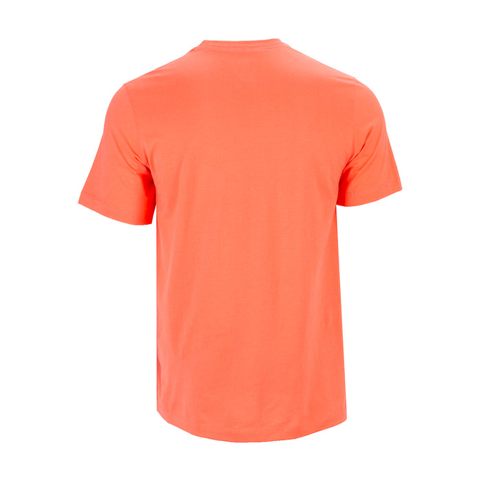 Men's Air T-shirt in orange with plain back and no visible graphic