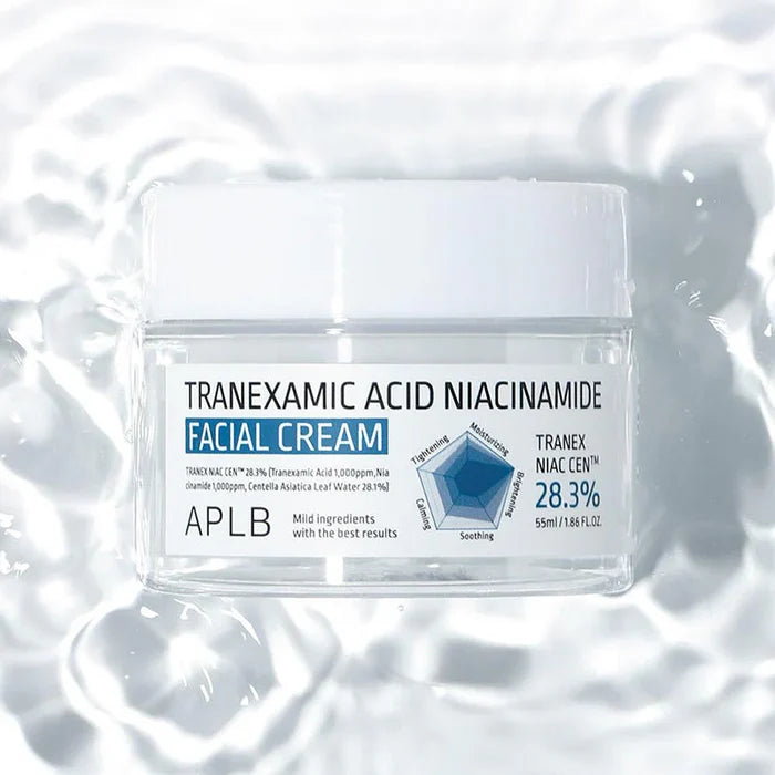 APLB tranexamic acid niacinamide facial cream 28.3% كريم البشرة الترانيكزاميك اسد نياسينمايد