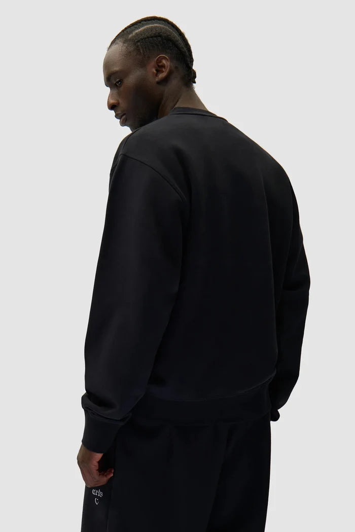 Arte Antwerp - Arte Heart Crewneck - Black (FW25) - Pulls et Sweats - AW25 - 110C - S - BLACK