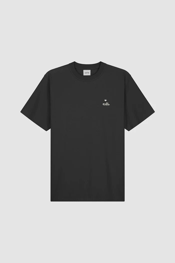 Arte Antwerp - Heart Logo T-shirt - Black - SS25 - 112T - T-shirts - SS25 - 112T
