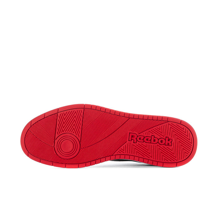 Reebok BB 1000 outsole, red tread pattern for traction.
