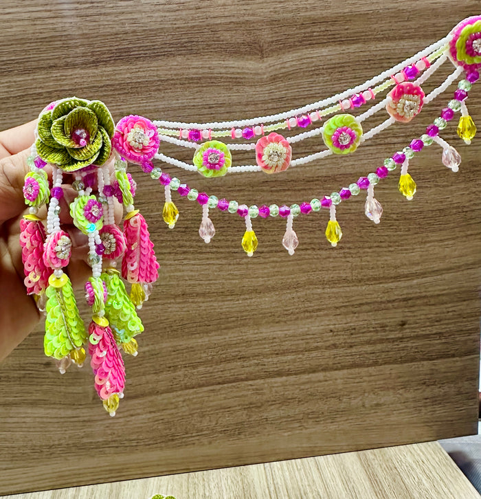 Beaded Handmade Jewellery Parrot Pink