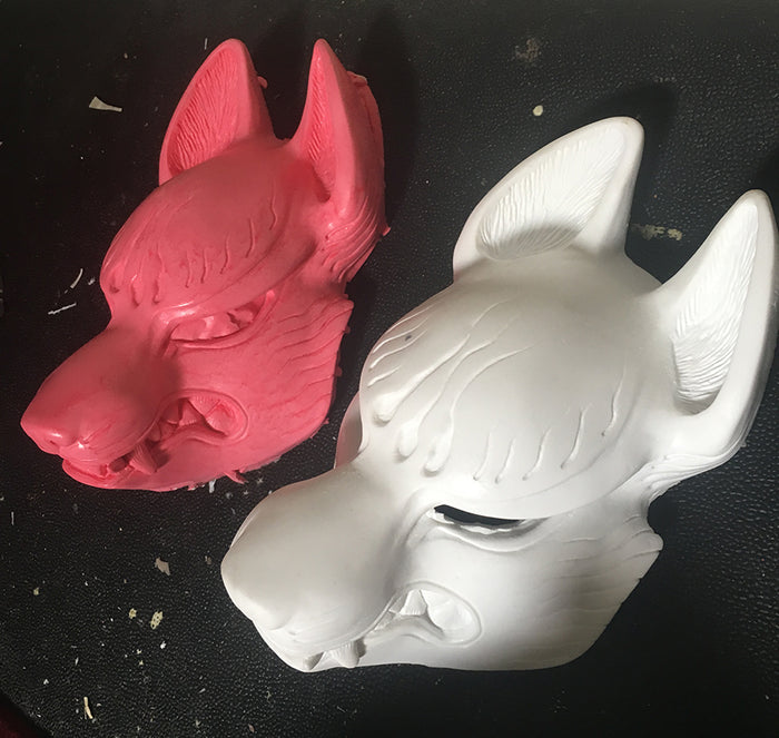 BLANK FOX MASK