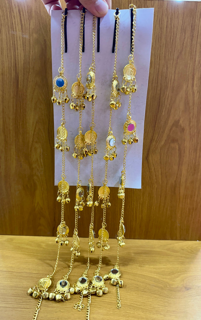 Charm Hair Accessories Mirror Work