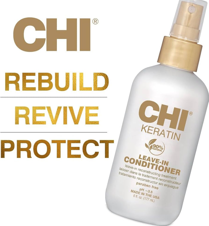 CHI Keratin Leave In Conditioner ليف ان للشعر الجاف من جي