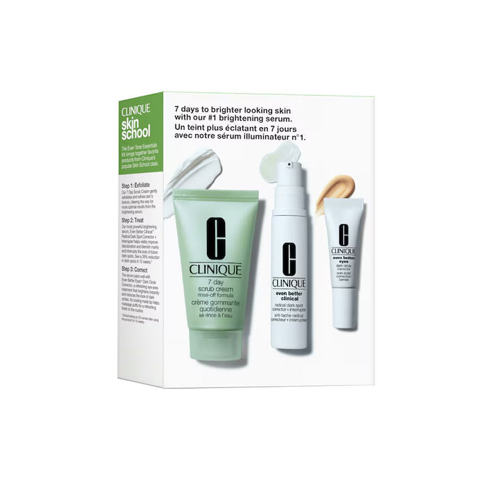 CLINIQUE 7 Day to bright look skin kit بكج العناية بالبشرة من كلينيك