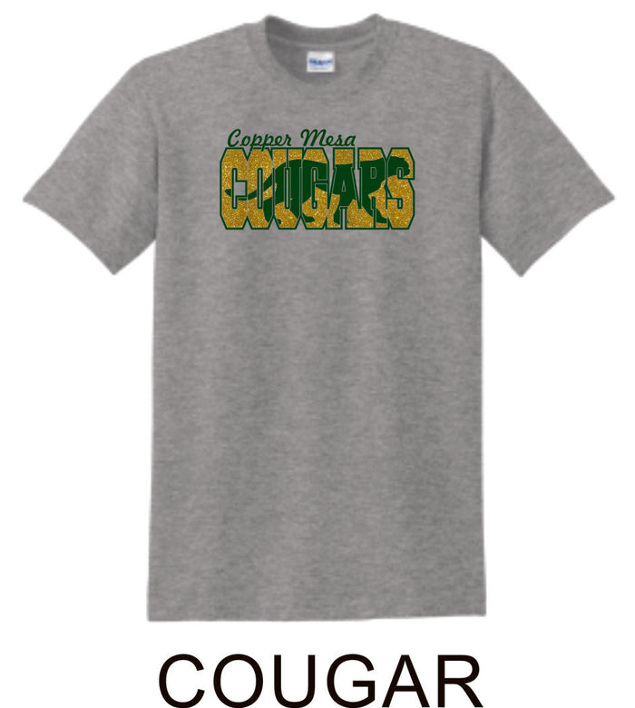 CME Cougar Design Basic Tee- Matte or Glitter