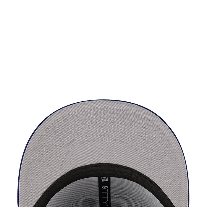 Cap interior close-up with gray lining and black inner brim edge.