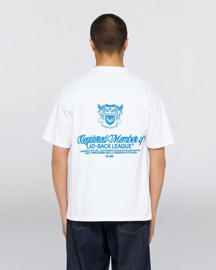 Edwin - T-shirt Laid - Back League blanc - T-shirts - I036611