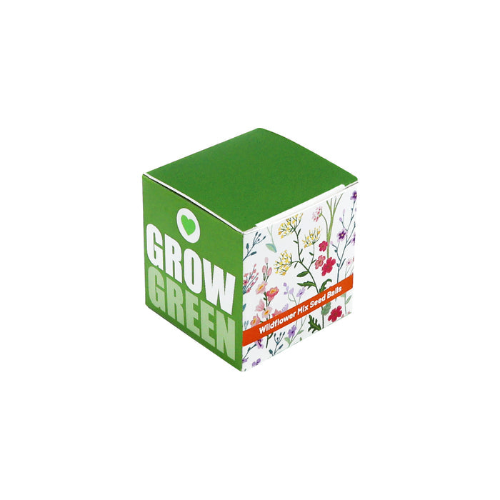 'Grow Green' Wildflower Seed Balls | Pollinator Flower Mix (2 Count)