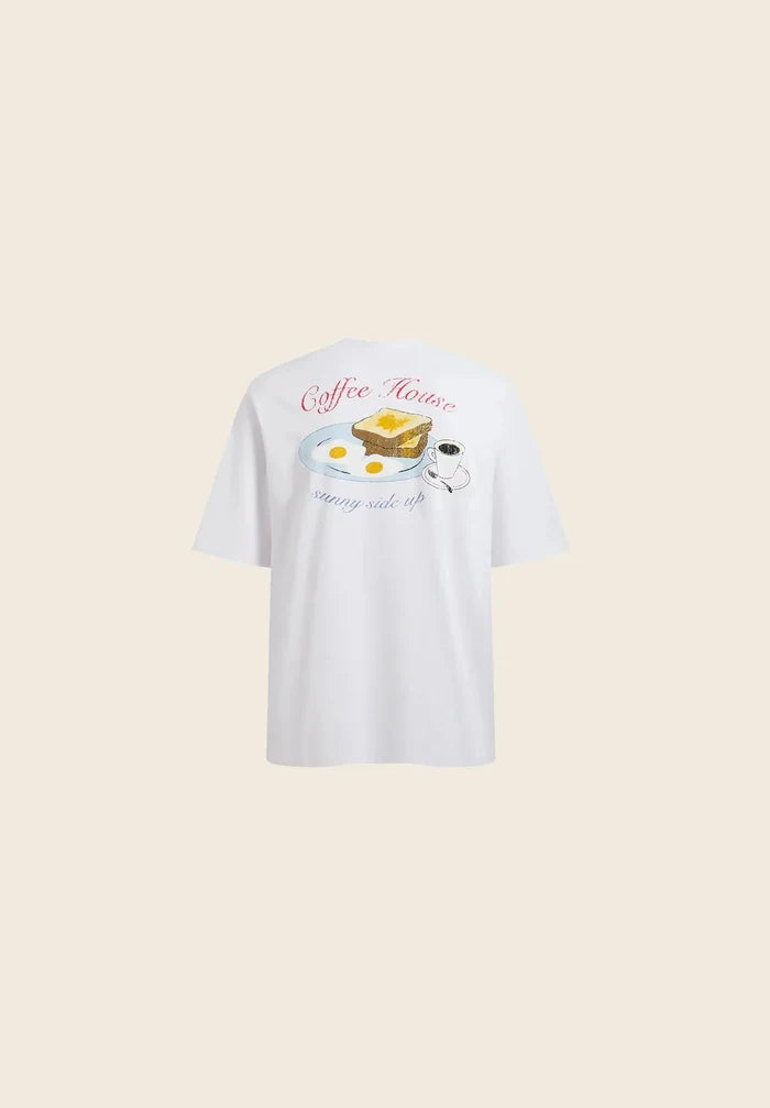 House Of Sunny - Sunny Side Up Tee - Milk - T-shirts - VOL2774