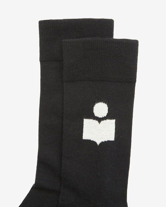 Isabel Marant - Siloki Chaussettes - Black - Accessoires - CT001JHA-A1C03J