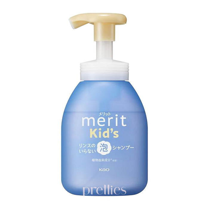 KAO Merit Kids Foaming Shampoo for Knotted Hair 330ml (Blue)(450166)