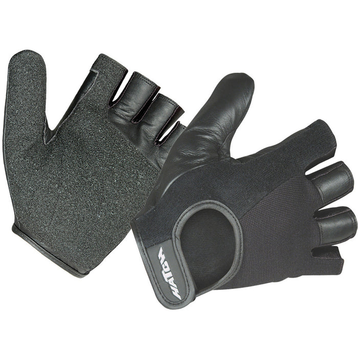 Leather Wheelchair Para-Push Gloves, Half Finger - Safariland
