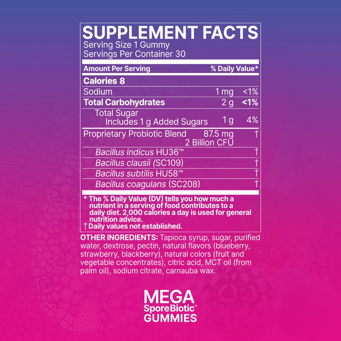 MegaSporeBiotic Gummies For Kids by Microbiome Labs