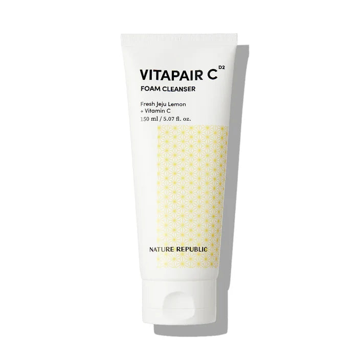 NATURE REPUBLIC Vitapair C Foam Cleanser Fresh Jeju Lemon + Vitamin C غسول البشرة بالفيتامين سي