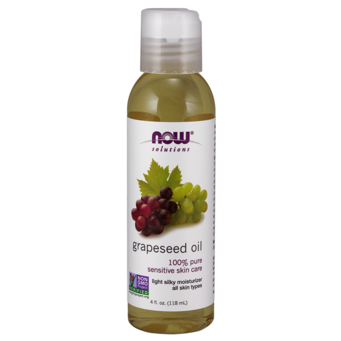 NOW FOODS SOLUTIONS Grapeseed Oil زيت العنب النقي 100% من ناو