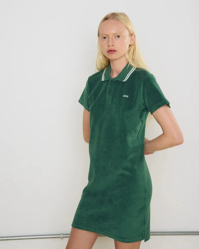 Obey - Lucia Polo Dress - Green - Robes - 401500439GRNS