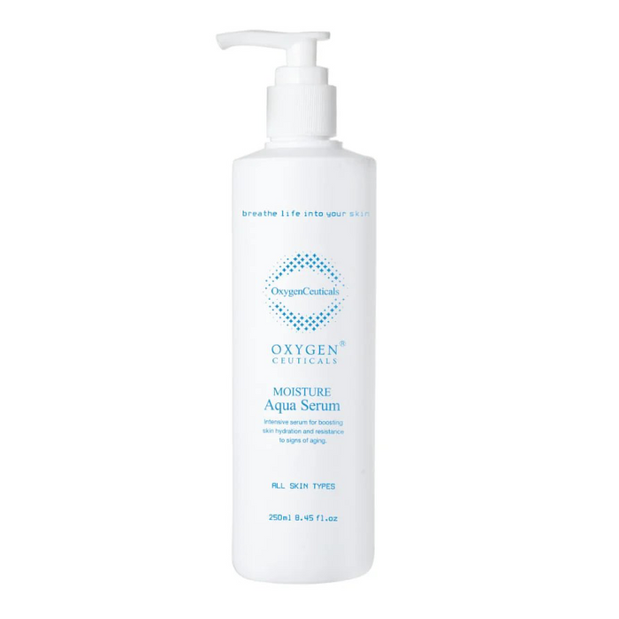 OxygenCeuticals 水庫保濕精華 250ml Moisture Aqua Serum 多層鎖水補濕穿透精華 OxygenCeuticals Moisture Aqua Serum 水庫高滲透爆水精華