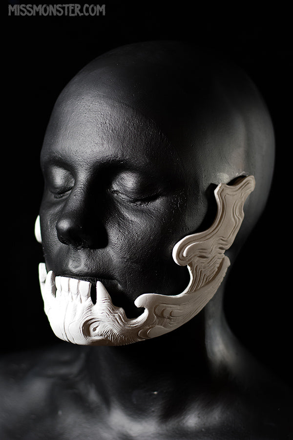 PRIVATE LISTING- ORNATE MANDIBLE- HALF JAW MASK- BLANK PREORDER