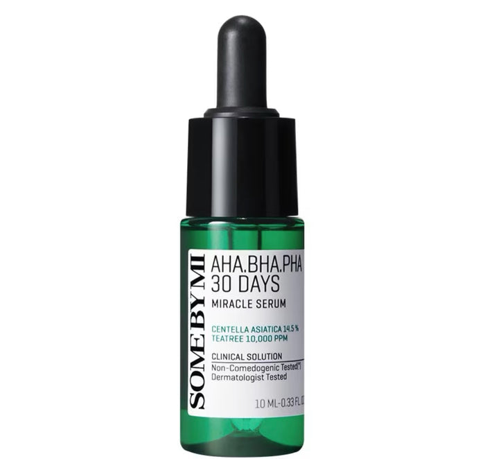 SOME BY MI AHA BHA PHA 30 Days Miracle Serum سيروم البشرة المعجزة لعلاج الحبوب من سمباي مي