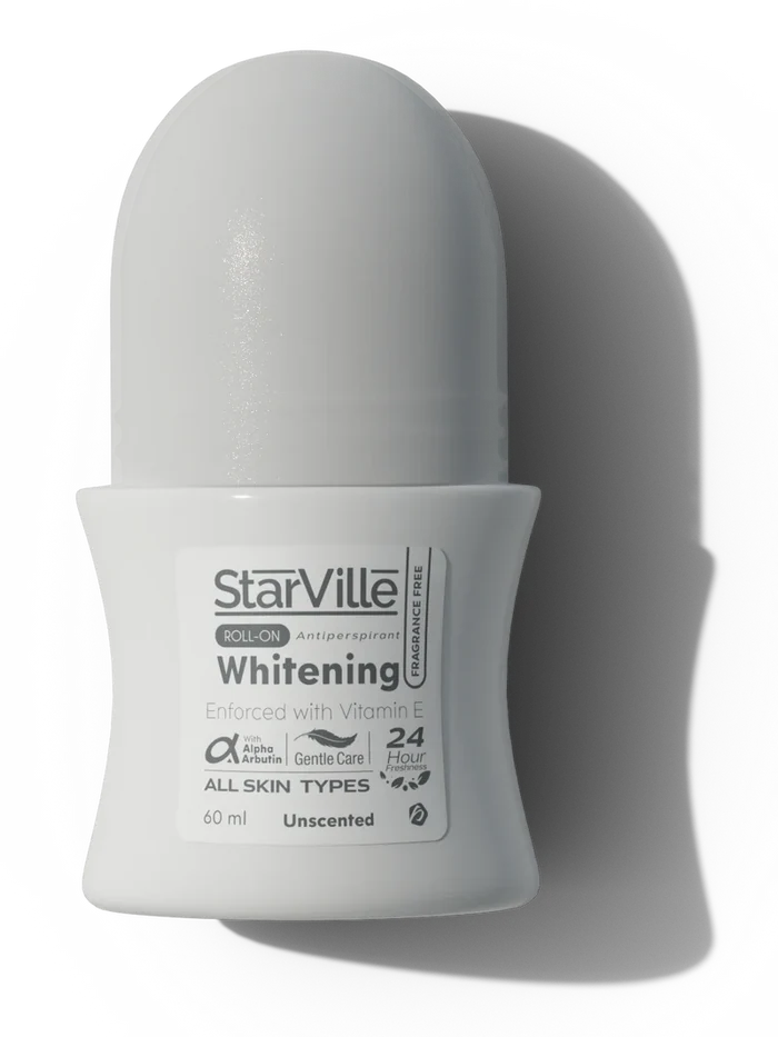 Starville Whitening Roll On Deodorant Fragrance Free 60 Ml