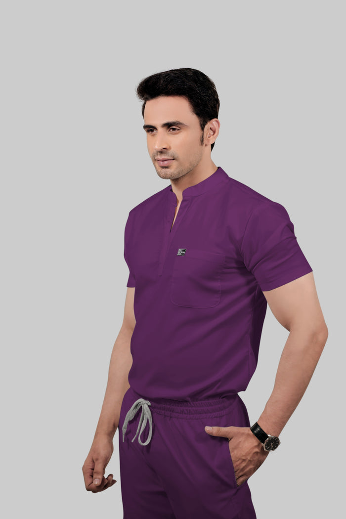Stretchable (2Way) Men Purple Jogger