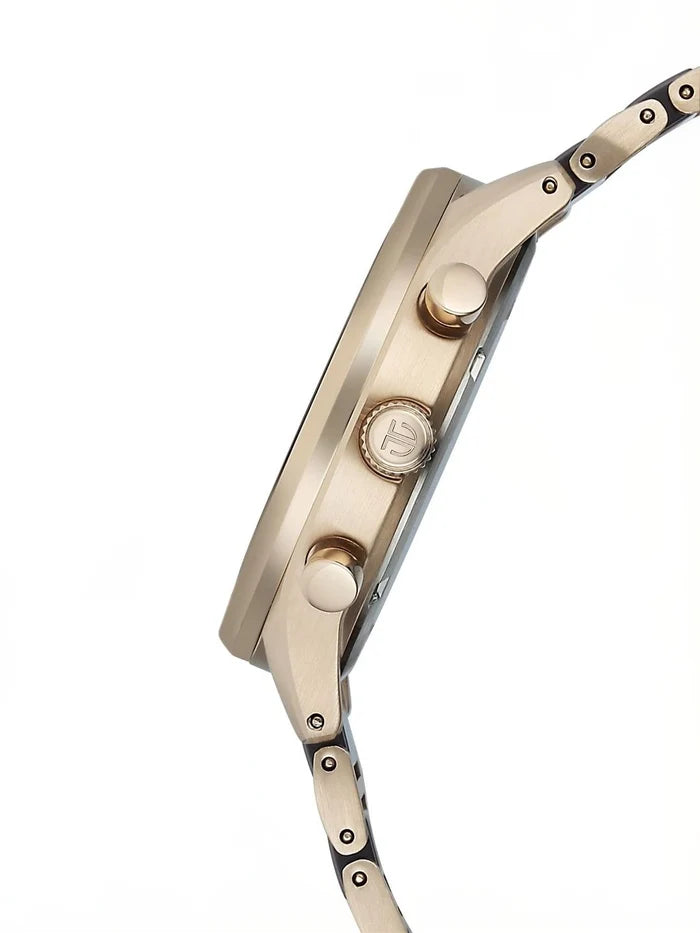 Titan Ceramic Fusion 3.0 Multi-Function Quartz Grey Dial Watch - 90216KD02