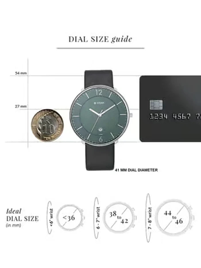 Titan Classique Round Analog Watch - NR1849SL02