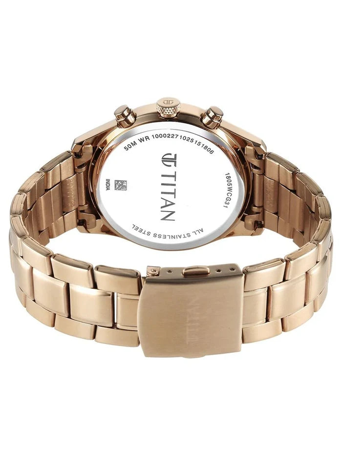 Titan Neo Round Analog Watch - 1805WM02