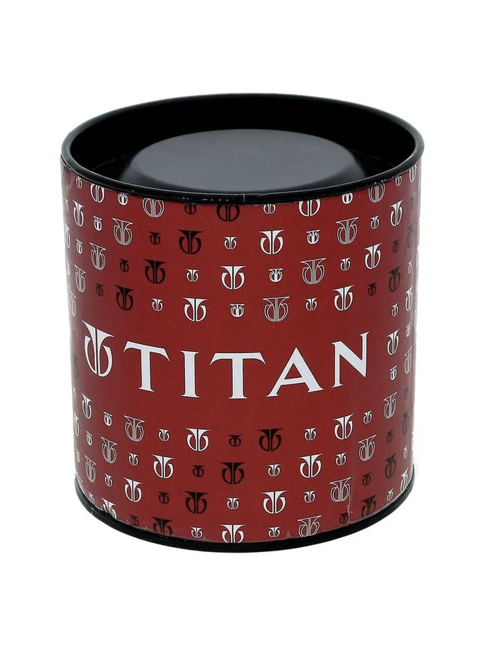 Titan Round Champagne Dial Analog Watch - NU1644YM03