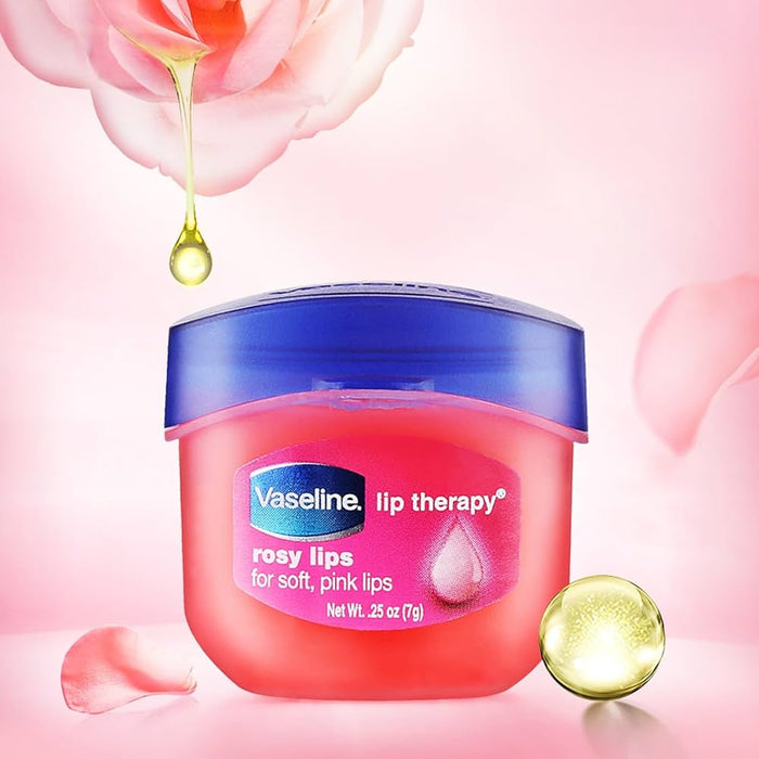 VASELINE Lip Therapy Lip Balm - Rosy Lips 2Pc مجموعة مرطب الشفاه من فازلين