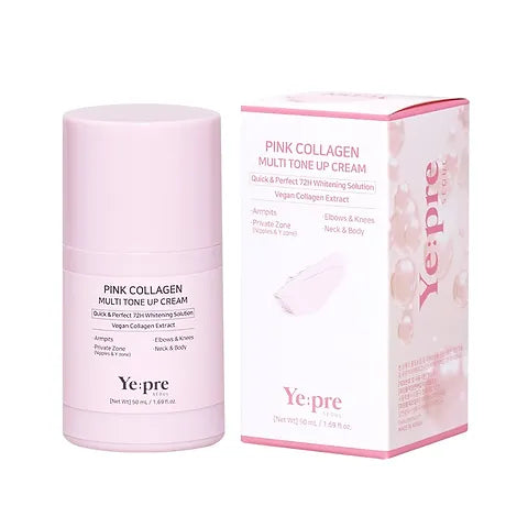 YEPRE PINK COLLAGEN MULTI TONE UP CREAM كريم تون اب للبشرة