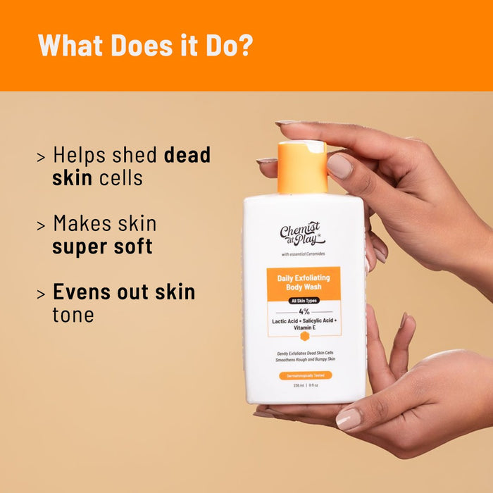 2-in-1 Exfoliation Combo (Exfoliating Body Scrub - 75 gm | Exfoliating Body Wash - 236 ml)