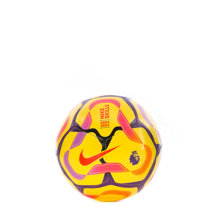 Nike Premier League mini ball with yellow, purple and crimson graphics