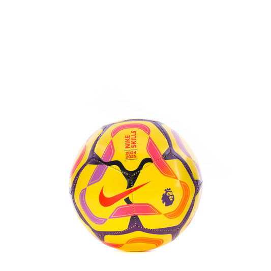 Nike Premier League mini ball with yellow, purple and crimson graphics