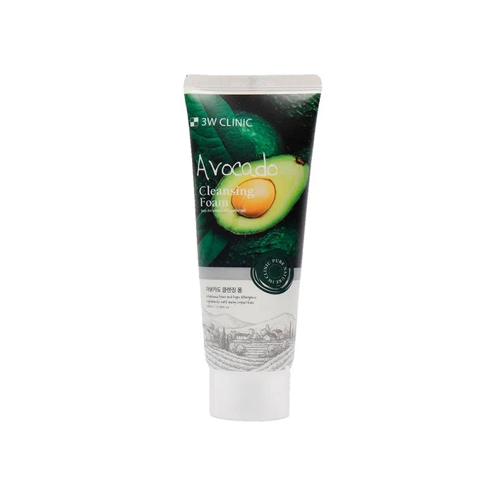 3W Clinic Avocado Cleansing Foam - 100ml