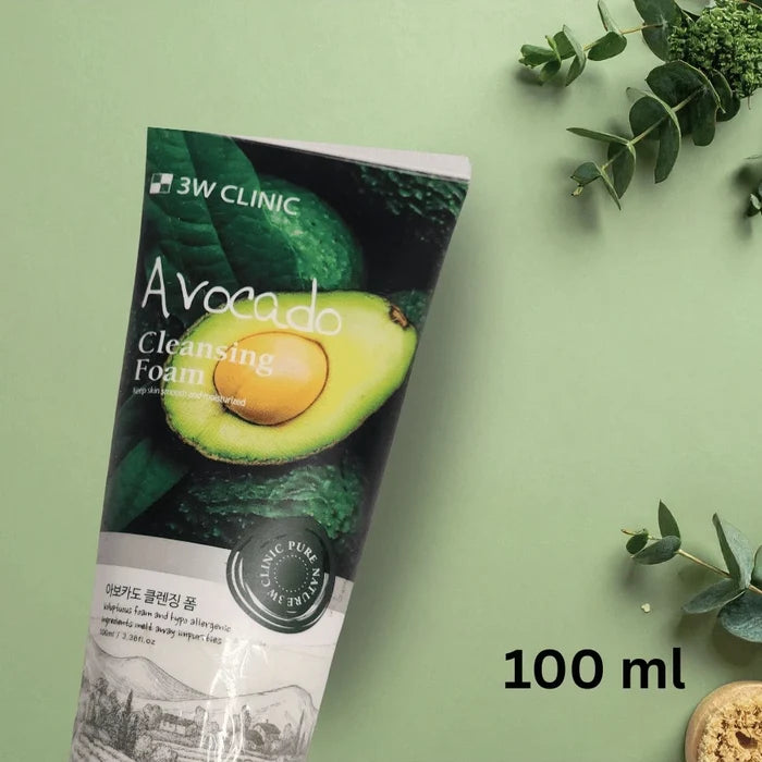 3W Clinic Avocado Cleansing Foam - 100ml