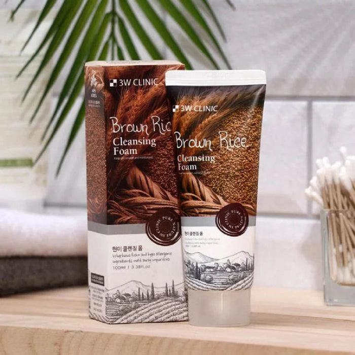 3W Clinic Brown Rice Foam Cleansing - 100ml