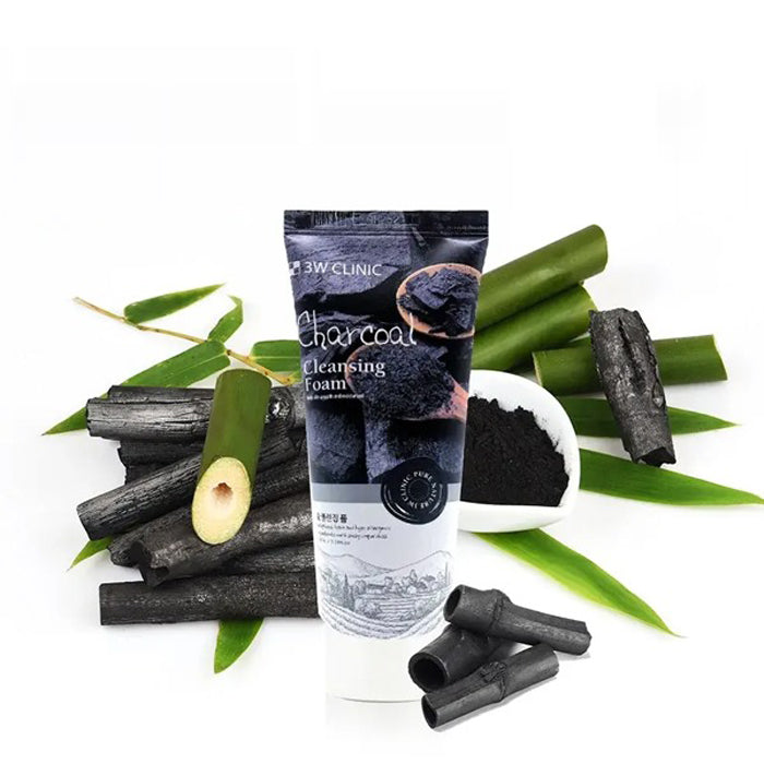 3W Clinic Charcoal Cleansing Foam - 100ml