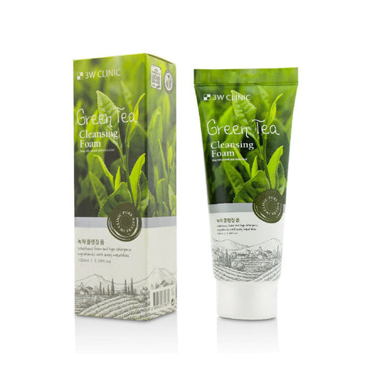 3W Clinic Green Tea Foam Cleansing - 100ml