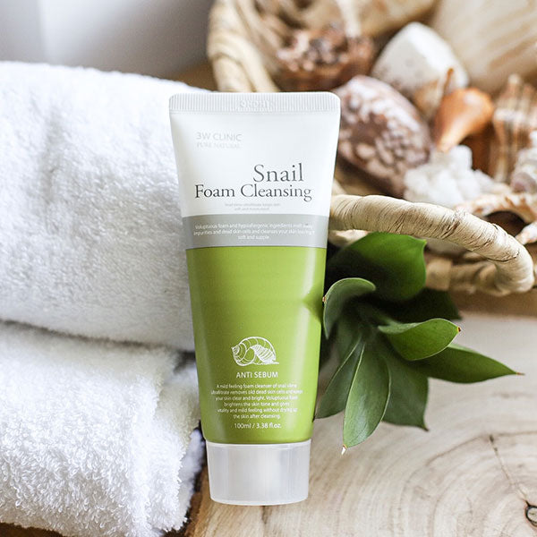 3W Clinic Snail Foam Cleansing - 100ml