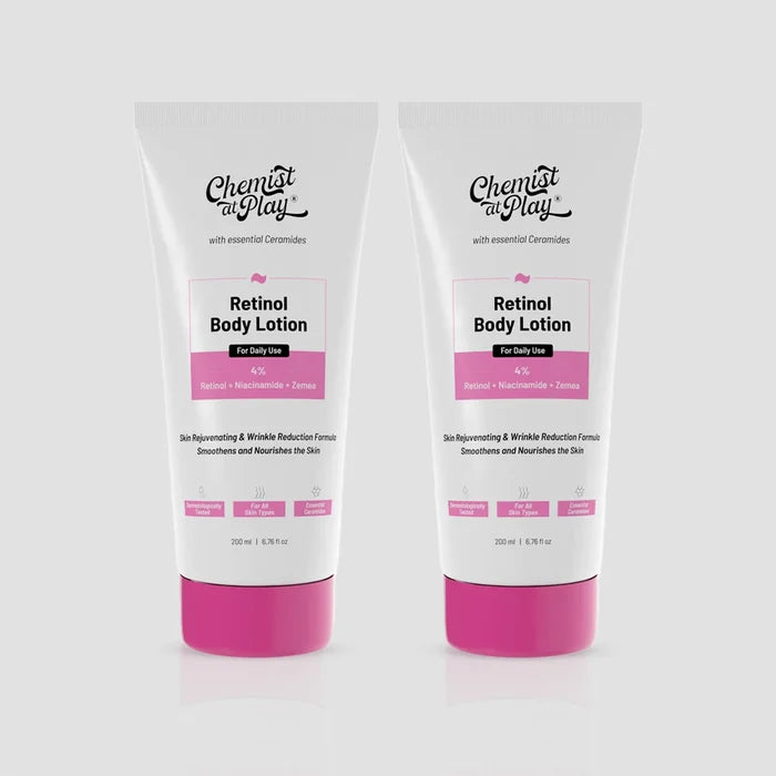 4% Retinol Body Lotion for Anti-Aging & Firm Skin - 200 ml | Pack of 2