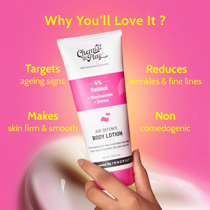 4% Retinol Body Lotion for Anti-Aging & Firm Skin - 200 ml