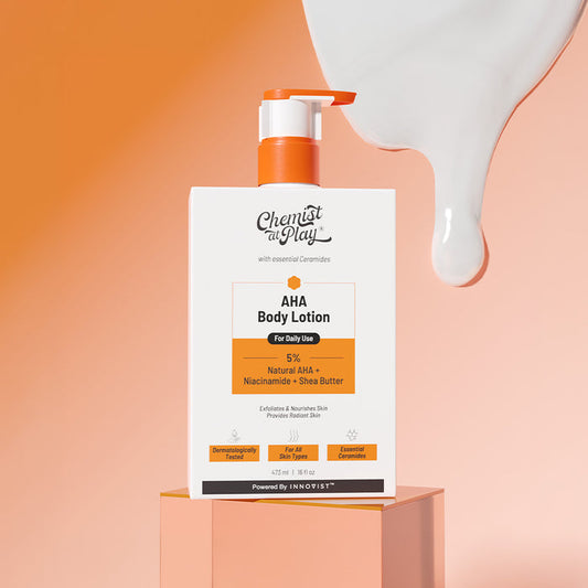 5% AHA Body Lotion with Niacinamide for Smooth and Hydrated Skin - 473 ml