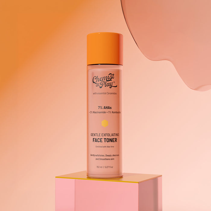 7% AHA Exfoliating Toner with Niacinamide & Kombucha - 150 ml