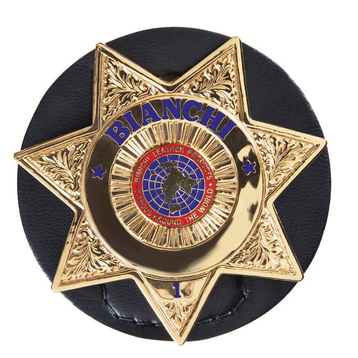7350-01 - Badge Holder Round, Clip-On - Safariland