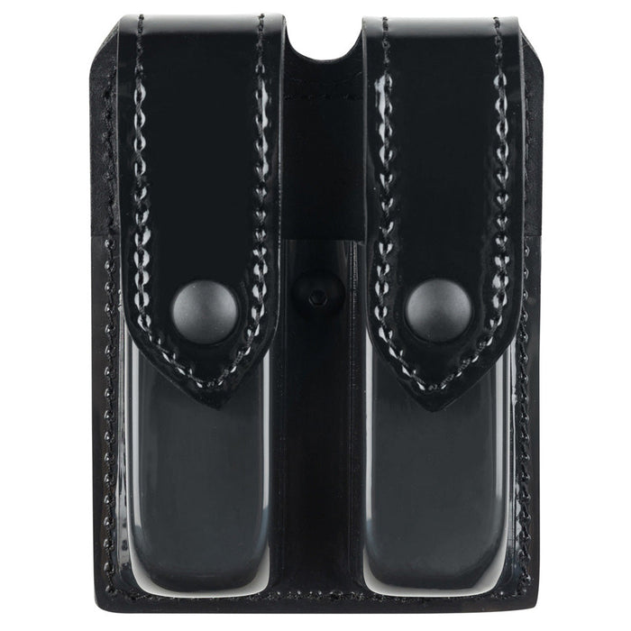77 - Double Magazine Pouch Black Snap - Safariland