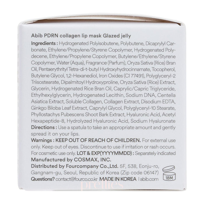 Abib PDRN Collagen Lip Mask Glazed Jelly 11g - Pretties.com.hk