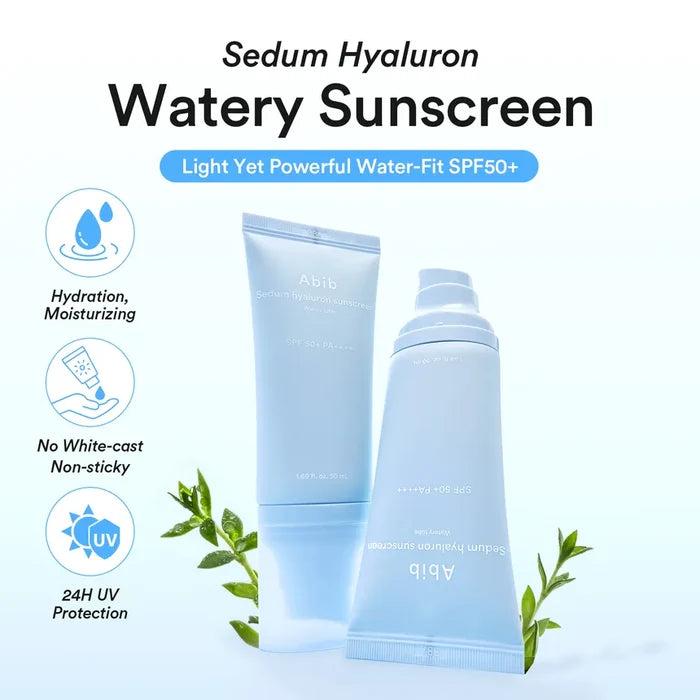 Abib Sedum Hyaluron Sunscreen Watery Tube 50Ml